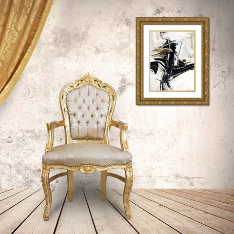 Continuum Gold Ornate Wood Framed Art Print with Double Matting by Alpenglow Workshop