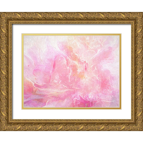 Flight of Angels Gold Ornate Wood Framed Art Print with Double Matting by Alpenglow Workshop