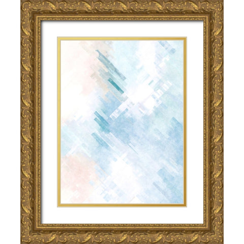 Prisms Gold Ornate Wood Framed Art Print with Double Matting by Alpenglow Workshop