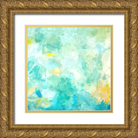 Promise of Spring Gold Ornate Wood Framed Art Print with Double Matting by Alpenglow Workshop