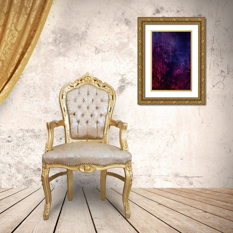 Umbral Thoughts Gold Ornate Wood Framed Art Print with Double Matting by Alpenglow Workshop