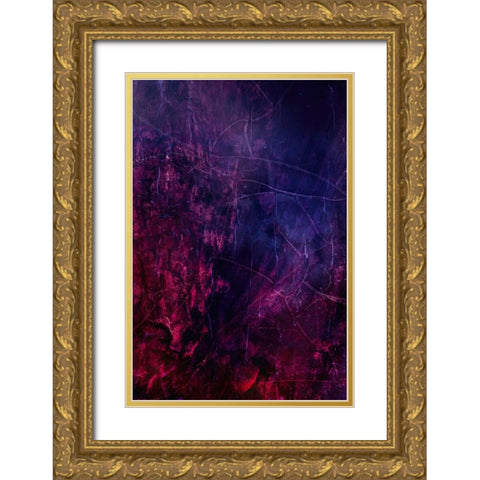 Umbral Thoughts Gold Ornate Wood Framed Art Print with Double Matting by Alpenglow Workshop