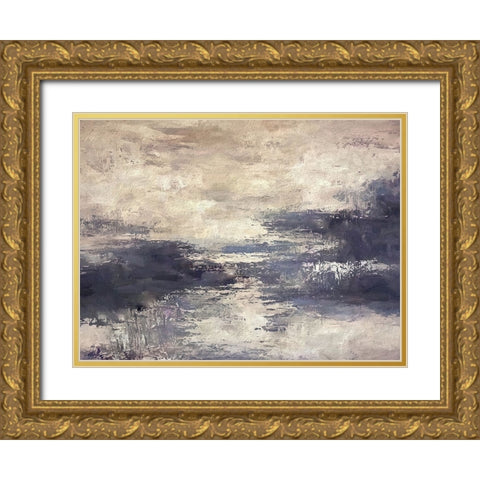 Water Spirits Gold Ornate Wood Framed Art Print with Double Matting by Alpenglow Workshop