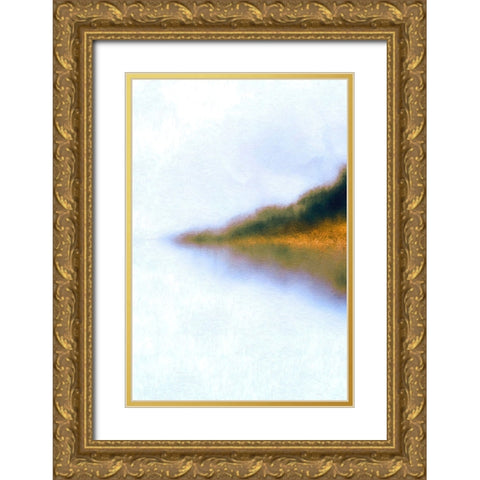 Early Morning Vista II Gold Ornate Wood Framed Art Print with Double Matting by Alpenglow Workshop