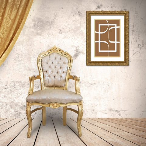 Windows Gold Ornate Wood Framed Art Print with Double Matting by Alpenglow Workshop