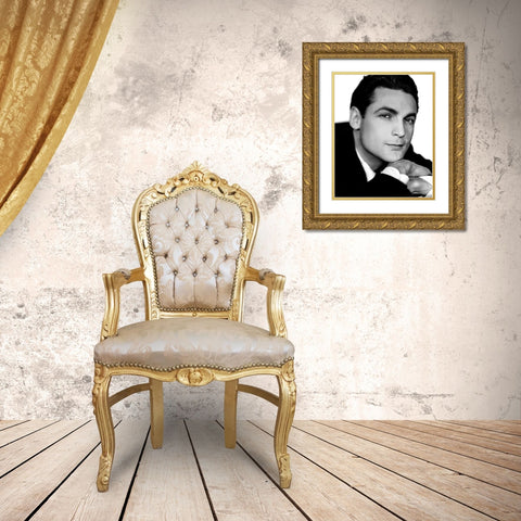 Charles Farrell Gold Ornate Wood Framed Art Print with Double Matting by Vintage Hollywood Archive