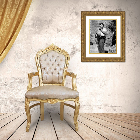 Clint Eastwood, in Mexico, 1969 Gold Ornate Wood Framed Art Print with Double Matting by Vintage Hollywood Archive
