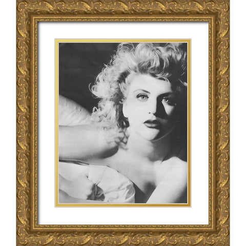 Courtney Love, 1986 Gold Ornate Wood Framed Art Print with Double Matting by Vintage Hollywood Archive
