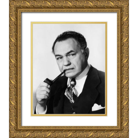 Edward G. Robinson, All My Sons, 1948 Gold Ornate Wood Framed Art Print with Double Matting by Vintage Hollywood Archive