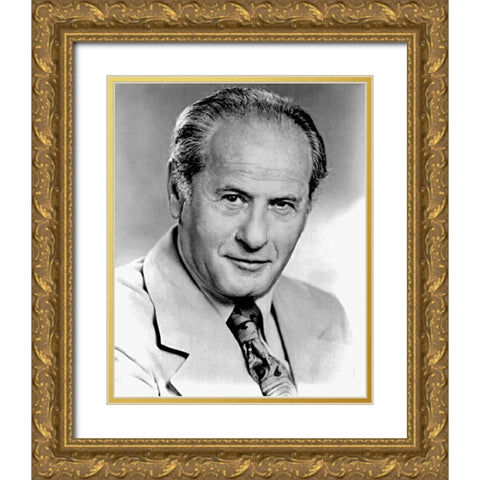 Eli Wallach Gold Ornate Wood Framed Art Print with Double Matting by Vintage Hollywood Archive