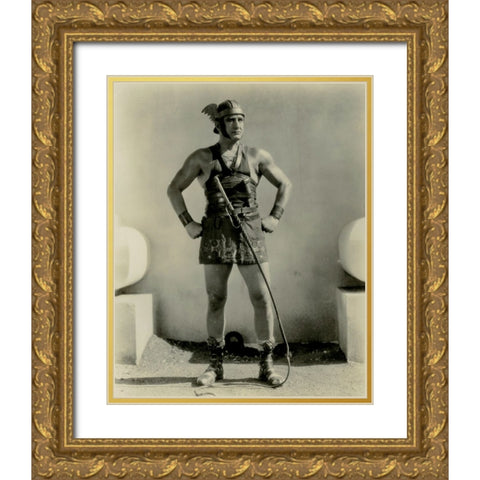 Francis X. Bushman as Messala, Ben-Hur A Tale of the Christ, 1925 Gold Ornate Wood Framed Art Print with Double Matting by Vintage Hollywood Archive