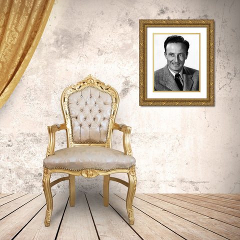 Fred Zinnemann, 1940 Gold Ornate Wood Framed Art Print with Double Matting by Vintage Hollywood Archive