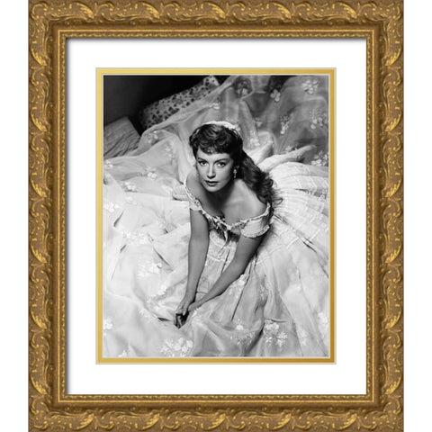 Hedy Lamarr, The King and I, 1956 Gold Ornate Wood Framed Art Print with Double Matting by Vintage Hollywood Archive