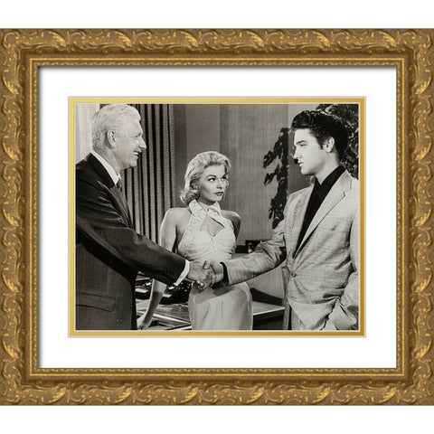 Jailhouse Rock, 1960 V Gold Ornate Wood Framed Art Print with Double Matting by Vintage Hollywood Archive