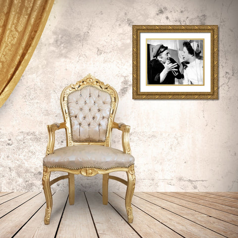 Kirk Douglas, 1963 Gold Ornate Wood Framed Art Print with Double Matting by Vintage Hollywood Archive