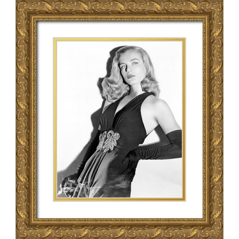 Lizabeth Scott, Dead Reckoning, 1947 Gold Ornate Wood Framed Art Print with Double Matting by Vintage Hollywood Archive