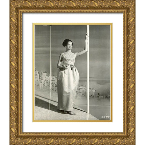 Nancy Kwan,Â Flower Drum Song, 1961 Gold Ornate Wood Framed Art Print with Double Matting by Vintage Hollywood Archive