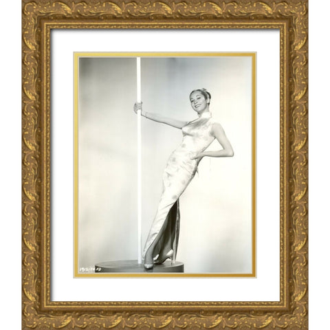 Nancy Kwan,Â Flower Drum Song, 1961 Gold Ornate Wood Framed Art Print with Double Matting by Vintage Hollywood Archive