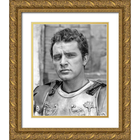 Richard Burton, The Robe, 1953 Gold Ornate Wood Framed Art Print with Double Matting by Vintage Hollywood Archive