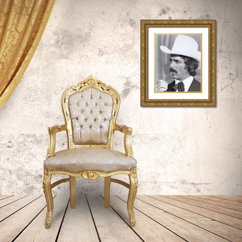 Sam Elliott Gold Ornate Wood Framed Art Print with Double Matting by Vintage Hollywood Archive