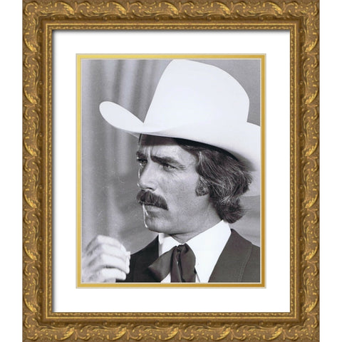 Sam Elliott Gold Ornate Wood Framed Art Print with Double Matting by Vintage Hollywood Archive