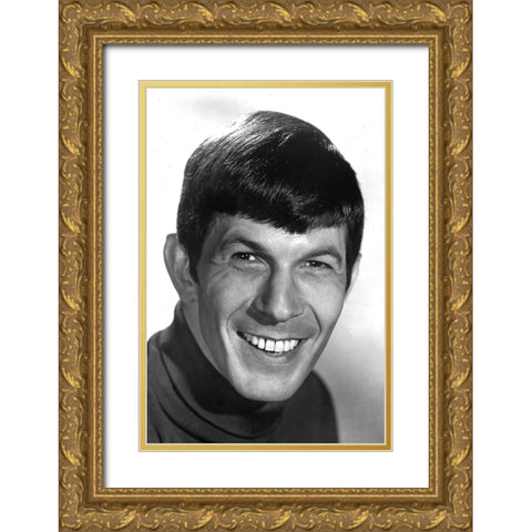 Leonard Nimoy, Star Trek Gold Ornate Wood Framed Art Print with Double Matting by Vintage Hollywood Archive