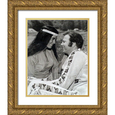 Star Trek, The Paradise Syndrome Gold Ornate Wood Framed Art Print with Double Matting by Vintage Hollywood Archive