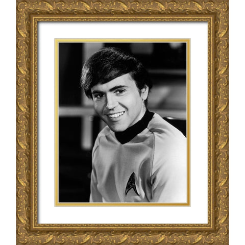 Walter Koenig, Star Trek Gold Ornate Wood Framed Art Print with Double Matting by Vintage Hollywood Archive
