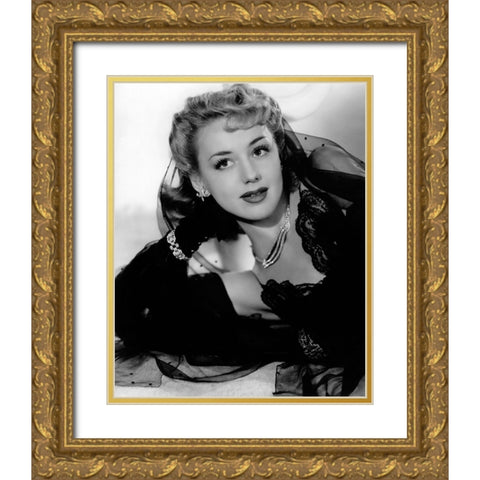 Anne Shirley Gold Ornate Wood Framed Art Print with Double Matting by Vintage Hollywood Archive
