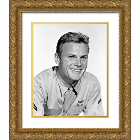 Tab Hunter, Battle Cry, 1955 Gold Ornate Wood Framed Art Print with Double Matting by Vintage Hollywood Archive