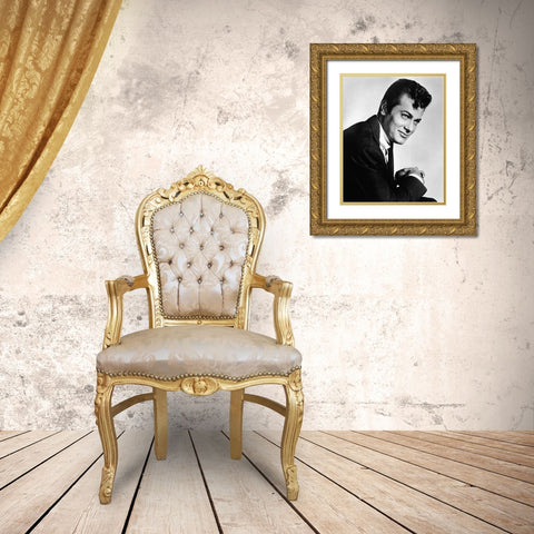 Tony Curtis, 1958 Gold Ornate Wood Framed Art Print with Double Matting by Vintage Hollywood Archive