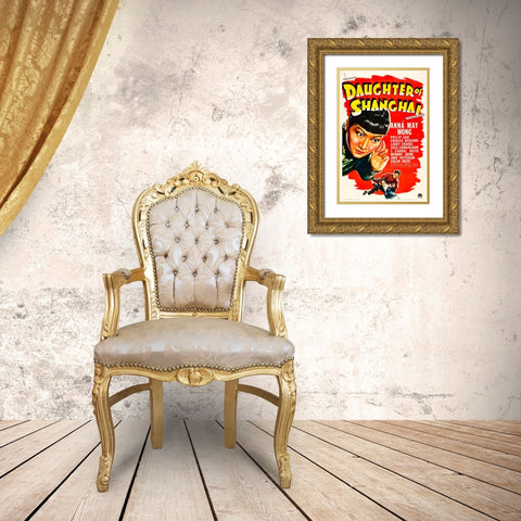 Daughter of Shanghai-1937 Gold Ornate Wood Framed Art Print with Double Matting by Vintage Hollywood Archive