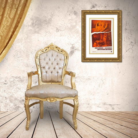 Days of Wine and Roses-1962 Gold Ornate Wood Framed Art Print with Double Matting by Vintage Hollywood Archive