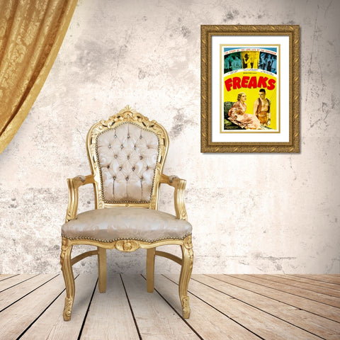 Freaks-1932 Gold Ornate Wood Framed Art Print with Double Matting by Vintage Hollywood Archive