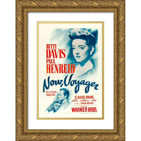 Now Voyager-1942 Gold Ornate Wood Framed Art Print with Double Matting by Vintage Hollywood Archive