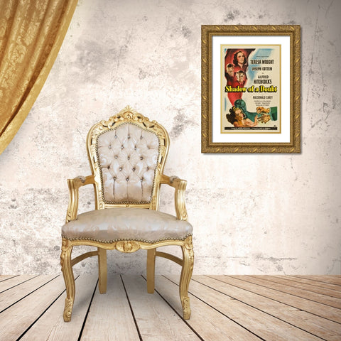 Shadow of a Doubt-1942 Gold Ornate Wood Framed Art Print with Double Matting by Vintage Hollywood Archive