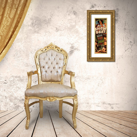 Show Boat-1936 Gold Ornate Wood Framed Art Print with Double Matting by Vintage Hollywood Archive