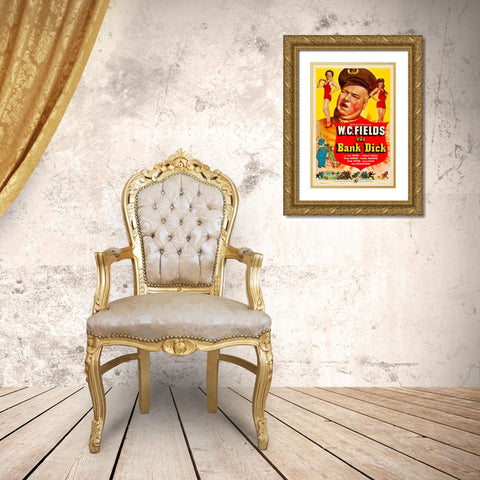 The Bank Dick-1940 Gold Ornate Wood Framed Art Print with Double Matting by Vintage Hollywood Archive