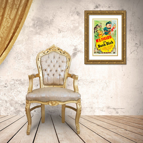 The Bank Dick-1940 Gold Ornate Wood Framed Art Print with Double Matting by Vintage Hollywood Archive