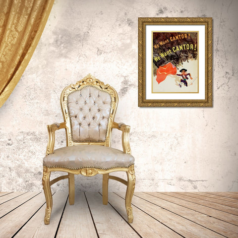 The Kid from Spain-1932 Gold Ornate Wood Framed Art Print with Double Matting by Vintage Hollywood Archive