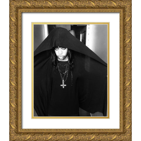 Photo of M. Lamar Gold Ornate Wood Framed Art Print with Double Matting by Vintage Music Archive