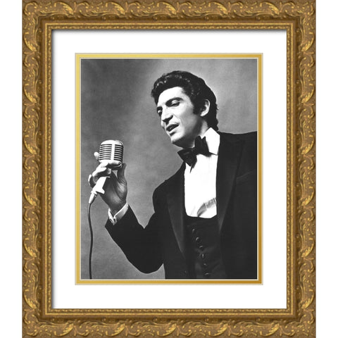 Sergio Franchi-1970 Gold Ornate Wood Framed Art Print with Double Matting by Vintage Music Archive
