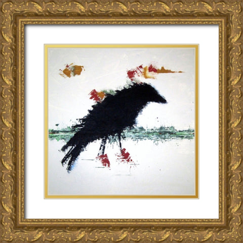 Dredging the Sound Gold Ornate Wood Framed Art Print with Double Matting by Clement, Diane