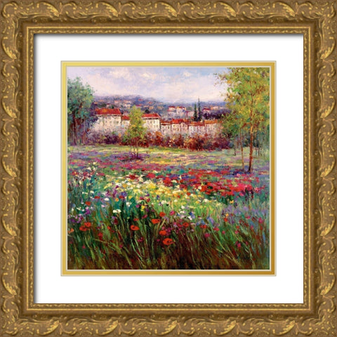 Tuscan Pleasures II Gold Ornate Wood Framed Art Print with Double Matting by Hulsey