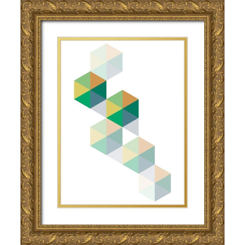 No Boundaries Gold Ornate Wood Framed Art Print with Double Matting by Naskrent, Delores