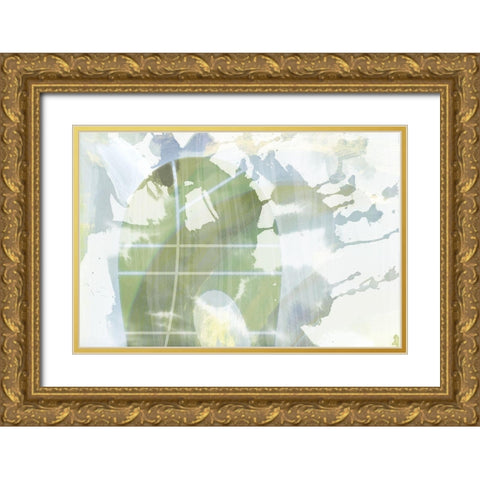 Help or Hinder Gold Ornate Wood Framed Art Print with Double Matting by Naskrent, Delores