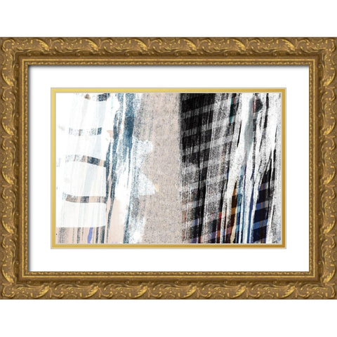 Somber Occasion Gold Ornate Wood Framed Art Print with Double Matting by Naskrent, Delores