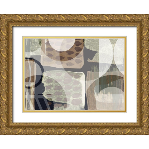 Pastiche Gold Ornate Wood Framed Art Print with Double Matting by Naskrent, Delores