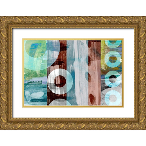 Second Occasion Gold Ornate Wood Framed Art Print with Double Matting by Naskrent, Delores