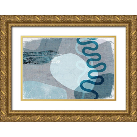 Dead Ringer Gold Ornate Wood Framed Art Print with Double Matting by Naskrent, Delores